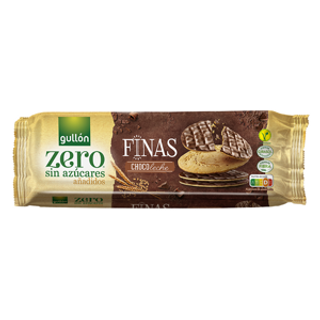 Galletas Zero Finas Choco Leche Gullon 150Gr.
