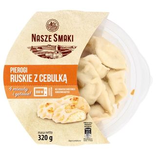 Nasze Smaki Pierogi ruskie z cebulką 320 g