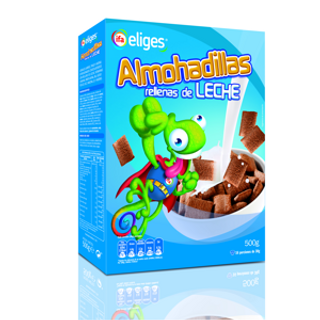 ELIGES Cereales Relleno De Leche 500G Eliges