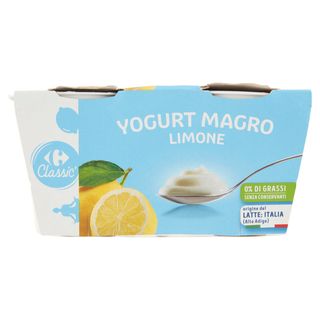 Carrefour Classic Yogurt Magro Limone 2 X 125 G