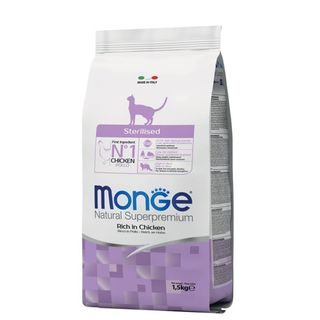 Monge natural superpremium sterilised cat adult con pollo 1.5kg