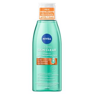 Nivea Derma Skin Clear Tónico Rosto Anti-Imperfeições 200ml