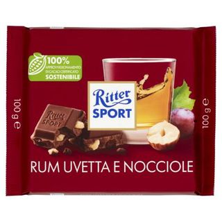 Ritter Sport Rum Uvetta E Nocciole 100 G - 748677