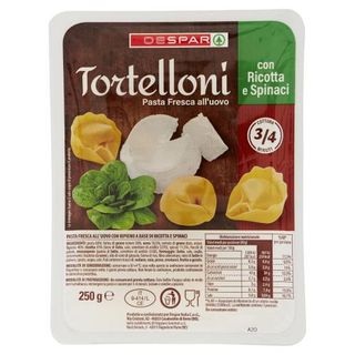 Despar Tortelloni con Ricotta e Spinaci 250 g