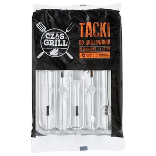 Czas Na Grill Tacki do grillowania aluminiowe 8 szt.