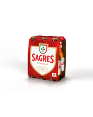 Cerveja Sagres pack 6x33 cl