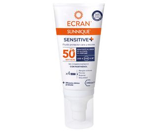 Ecran Sunnique Sensitive Facial F50+ 50Ml