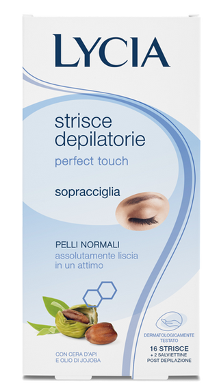 Lycia Perfect Touch Strisce Depilatorie Sopracciglia 16 Pezzi - 000303094
