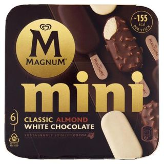 Magnum Mini Classic Almond White Chocolate 6 Gelati 266 G - 6943609