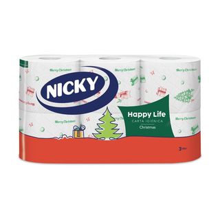 NICKY CHRISTMAS CARTA IGIENICA 6 ROTOLI DEL1087
