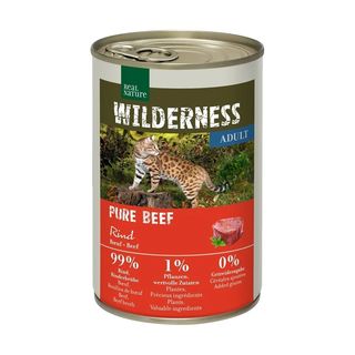Real nature wilderness cat patã© lattina 400g manzo