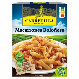 Macarrones Boloñesa Carretilla 325Gr
