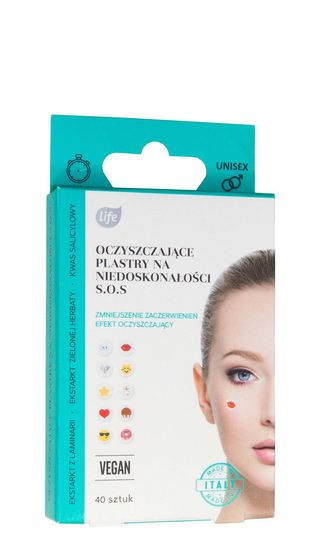 Life Oczyszczające plasterki na niedoskonałości S.O.S. Emoji