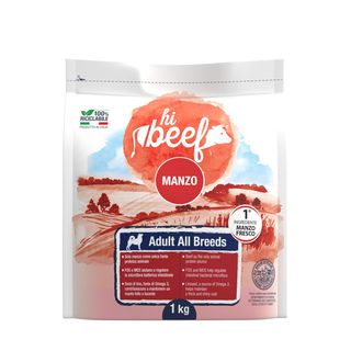 Hi beef dog adult all breeds manzo 1kg