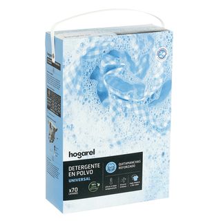 Detergente Polvo Universal Hogarel 70 Cacitos. 4,55 Kg 285725 (285725)