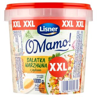 Lisner O Mamo! XXL Sałatka warzywna z jajkiem 1000 g