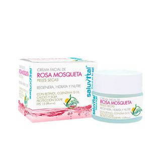 Aceite De Rosa Mosqueta Crema Hidratante Piel Seca 50 Ml Saluvital (8430653000232)