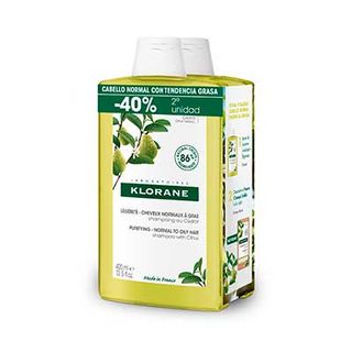 Champu De Cidra 2 Unidades X 400 Ml Klorane 92271 (3282779368056)