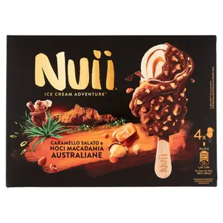 NUII Caramello Salato e Noci Macadamia Australiane 4 x 68 g - 5900130030654