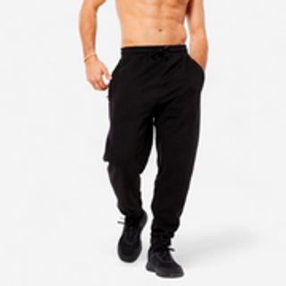 Pantalón Hombre Negro Recto Cálido.M / W32 L33 Negro