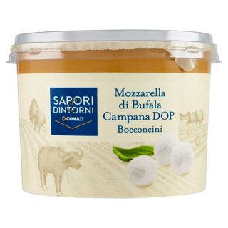 SAPORI & DINTORNI CONAD Mozzarella di Bufala Campana DOP Bocconcini 270 g - 8003170030510