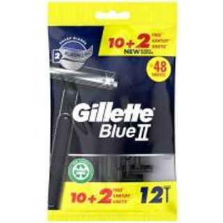 Máquina Afeitar Desechable Blue Ii Fija Gillette, Bolsa 10+2 Uds (26422865)