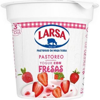 Yogur Con Fresas Larsa, Tarrina 125 Gr. (10109700)