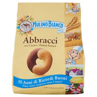 Mulino Bianco Abbracci Biscotti Con Cacao E Panna Fresca 700G