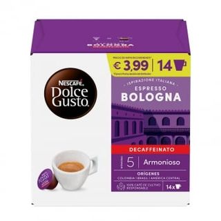 Café Espresso Descafeinado En Cápsulas Bolognia Nescafé Dolce Gusto 14 Ud.