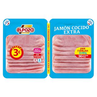 Loncheado Extra Jamon Cocido 2 X 180 G