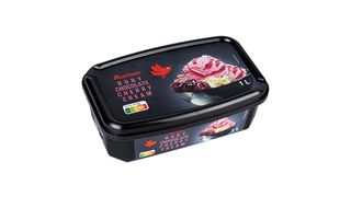 Auchan - Lody wisnia z czekoladą - 1 l