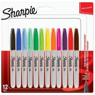 Set 12 Marcadores Permanentes Sharpie Fine (3026980654047)