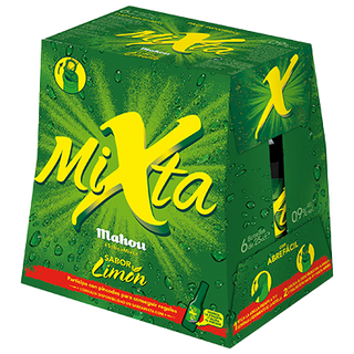 Cerveza Mixta Limon Mahou 25 Cl. Pack 6