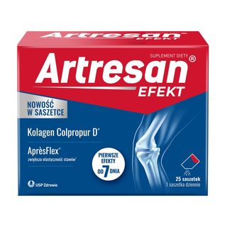 Artresan EFEKT, kolagen do picia, Apr?sFlex®, na stawy, sasz