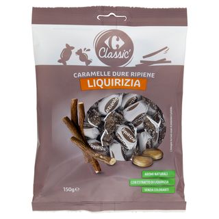 Carrefour Classic Caramelle Dure Ripiene Liquirizia 150 g