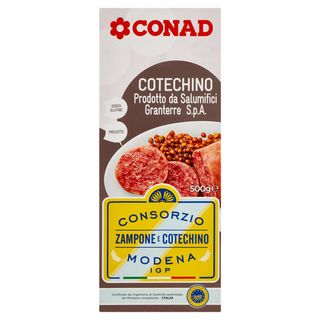 CONAD Cotechino Modena IGP 500 g - 8003170007178