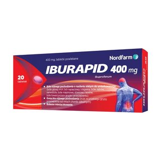 Iburapid, 400 mg, tabletki powlekane, 20 szt.