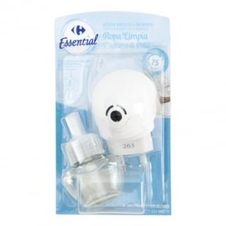 Ambientador Eléctrico + Recambio Olor Ropa Limpia Carrefour 1 Ud.