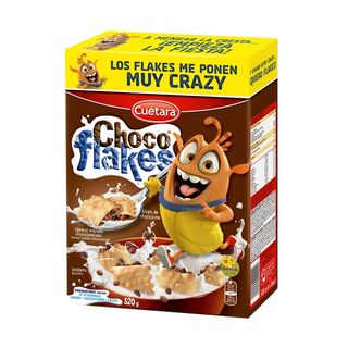 CUÉTARA Galletas Chocoflakes, 520G