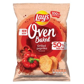 Lay's Oven Baked Chipsy Grilled paprika, 110 g