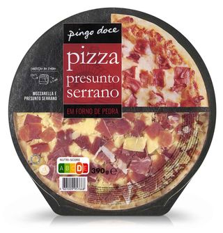 Pizza Fresca de Presunto Serrano Pingo Doce 390G