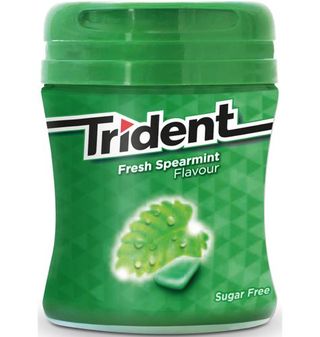 Chicle Trident Bote Hierbabuena 83 G