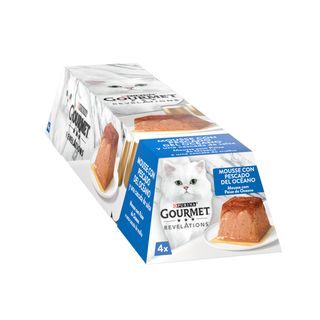 Alimento gato pescado del oceano revelations GOURMET, 4X57 g