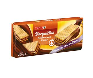 Barquillos Spar De Chocolate 200Gr
