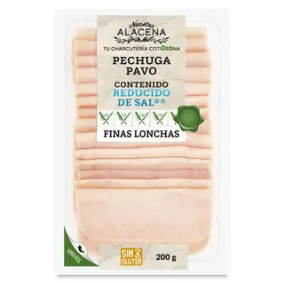 Pechuga De Pavo Bajo En Sal Dia Nuestra Alacena 200 G