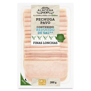 Pechuga De Pavo Reducido En Sal Nuestra Alacena De Dia Sobre 200 G