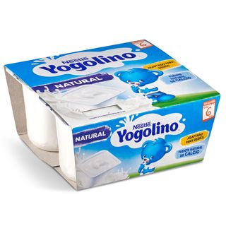 Postre Lácteo Natural Nestlé Yogolino Pack 4 X 100 G