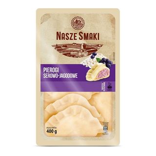 Nasze Smaki Pierogi serowo-jagodowe 400 g