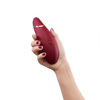 Ekskluzywny Bezdotykowy Stymulator Łechtaczki Womanizer Premium 2 Bordeaux