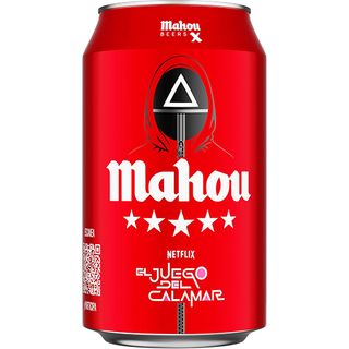 Cerveza Mahou 5 Estrellas Especial Lata 33 Cl.